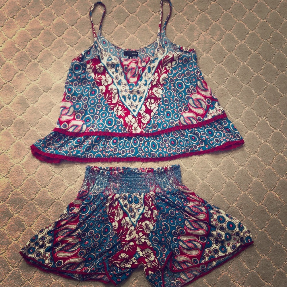Aqua 2-piece set